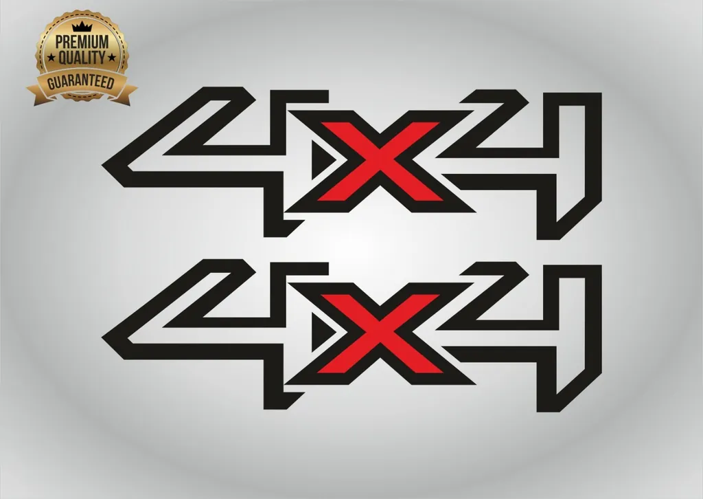 4x4 Decal Compatible with Ford Ranger Truck Tailgate Off Road Graphic