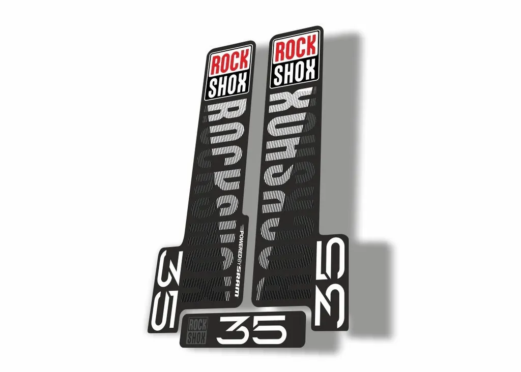 Rock Shox 35 2018 Fork Decal Mountain Bike Cycling Sticker Adhesive Black White