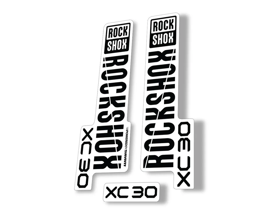 Rock Shox XC 30 2020 Fork Decal Mountain Bike Cycling Sticker Adhesive Black