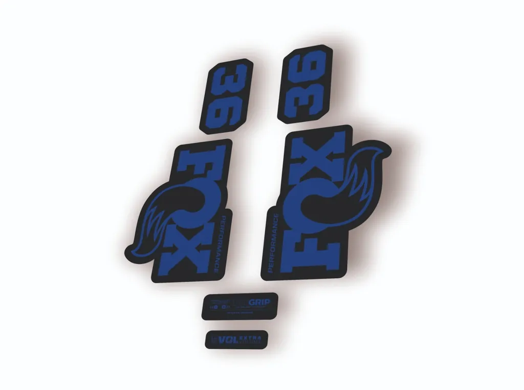 FOX 36 Performance 2026 Fork Factory Suspension Decal Sticker Adhesive Dark Blue