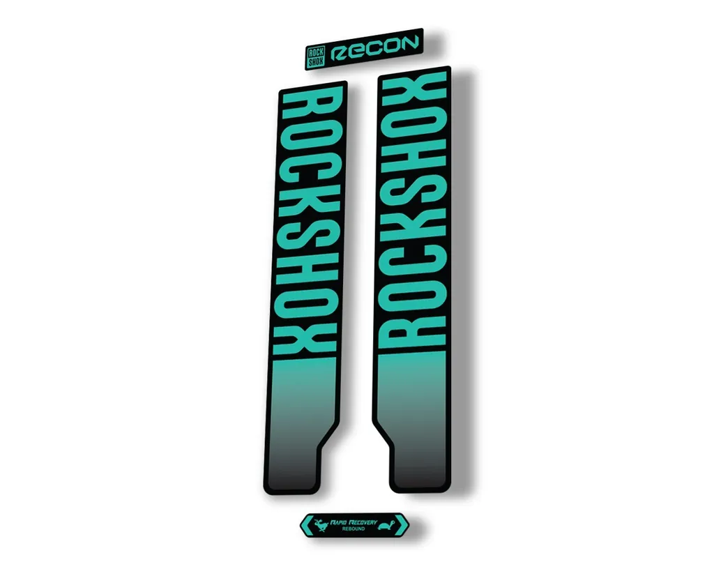 Rock Shox RECON 2021 Mountain Bike Cycling Decal Kit Sticker Adhesive Dolphin