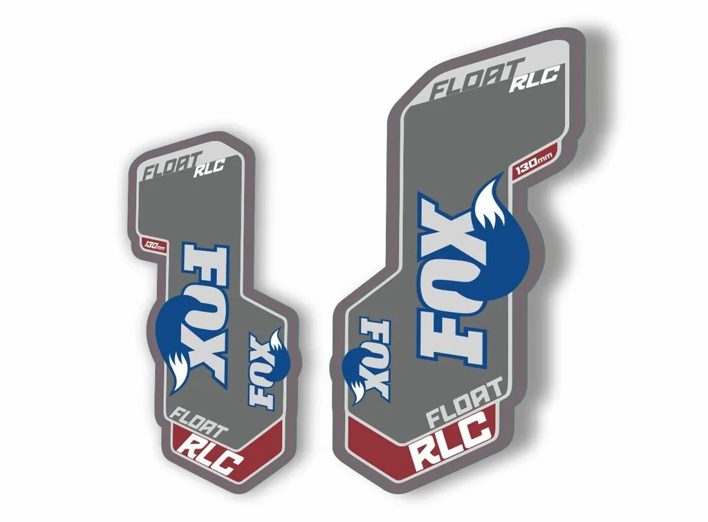 FOX Float RLC Trail Tune 2009 Forks Suspension Factory Decal Sticker Gray