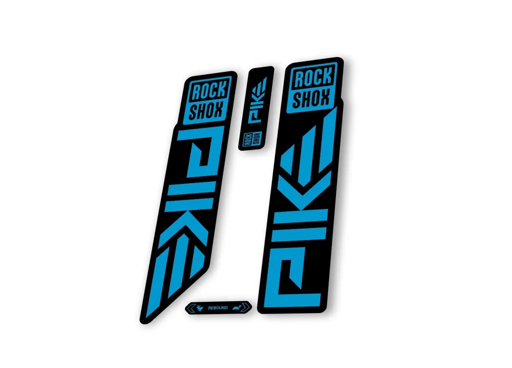 Rock Shox PIKE 2023 Mountain Bike Cycling Decal Sticker Adhesive Blue
