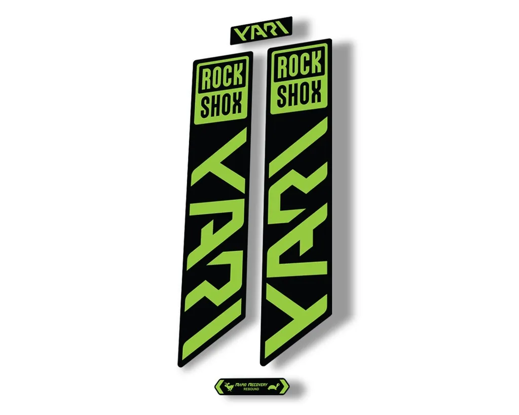 Rock Shox YARI 2021 Fork Decal Mountain Bike Cycling Sticker Adhesive Green