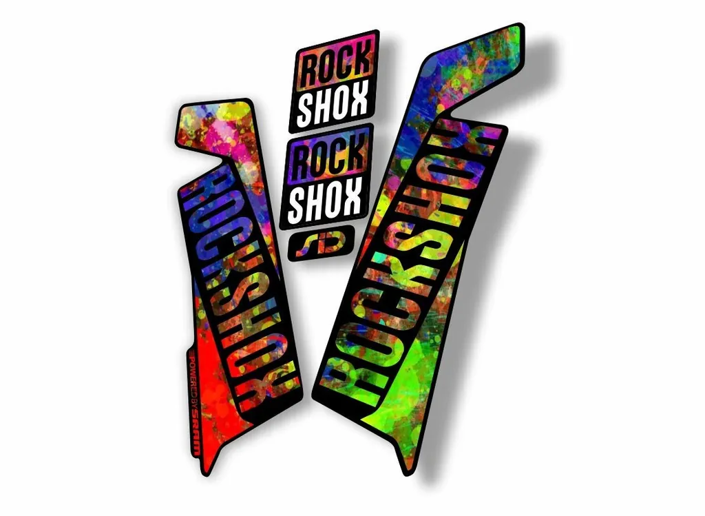 Rock Shox SID 2016-17 Mountain Bike Cycling Fork Decal Sticker Adhesiv Oil Slick