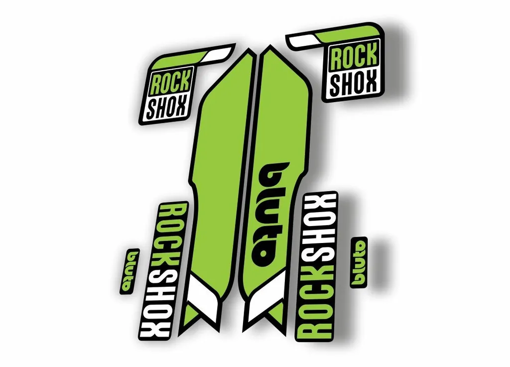 Rock Shox BLUTO 2016-17 Mountain Bike Cycling Fork Decal Sticker Green