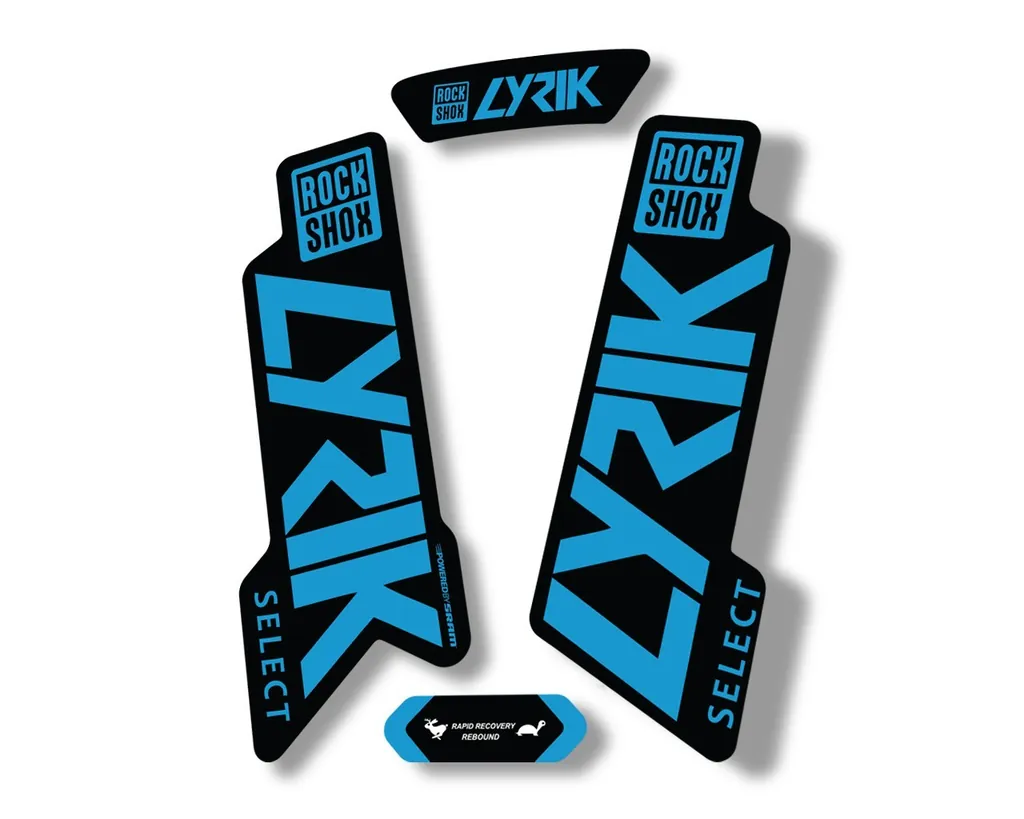 Rock Shox LYRIK 2020 ULTIMATE Mountain Bike Cycling Decal Sticker Blue