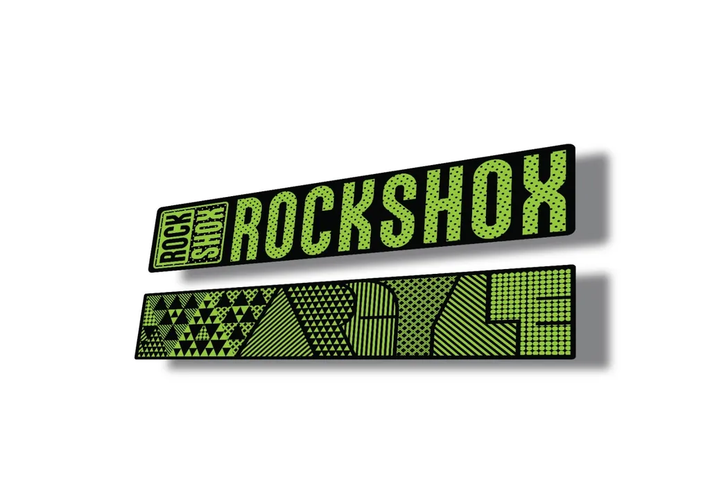 Rock Shox ARGYLE 2017 Fork Decal Mountain Bike Cycling Sticker Green