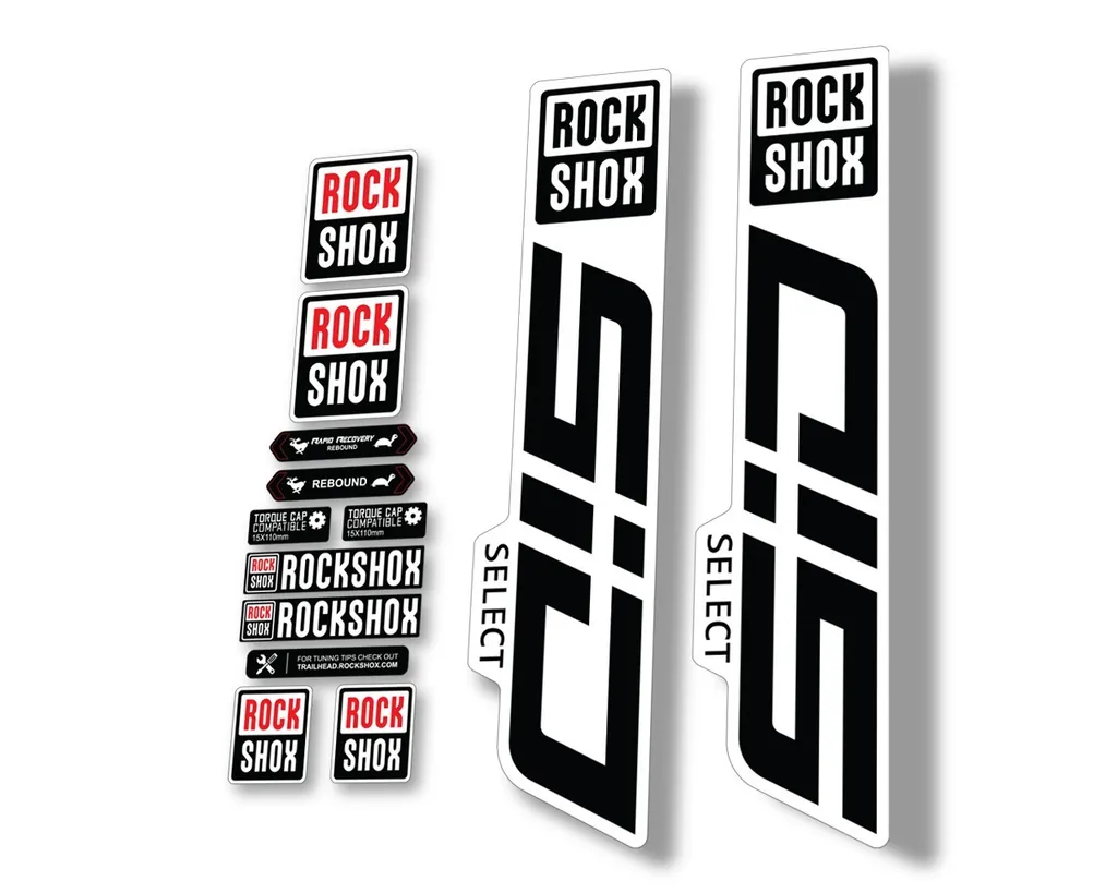 Rock Shox SID 2021 Select Mountain Bike Cycling Decal Sticker Adhesive Black