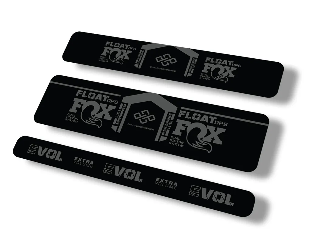 FOX Float DPS 2021 Performance Elite R Rear Shock Suspension Sticker Decal Gray