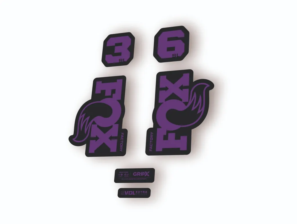 FOX 36 SL Factory 2026 Fork Decal Suspension Sticker Adhesive Purple