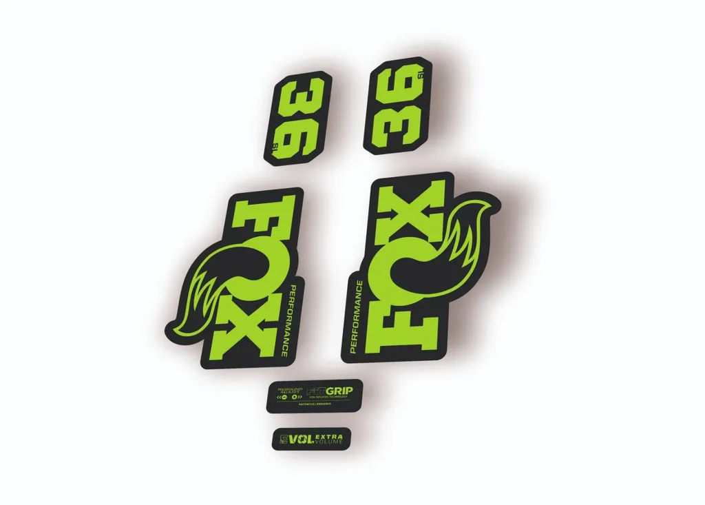 FOX 36 SL Performance Factory 2026 Fork Decal Sticker Adhesive Green