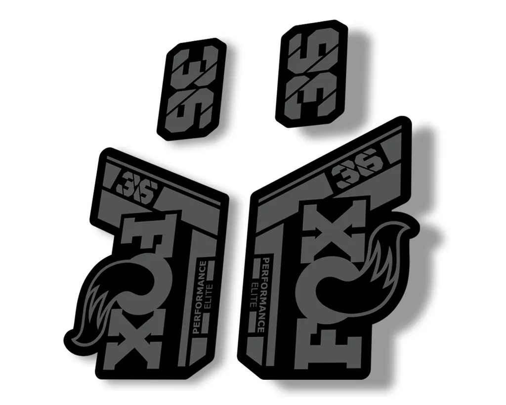 FOX 36 Performance Elite 2021 Forks Suspension Factory Decal Sticker Gray