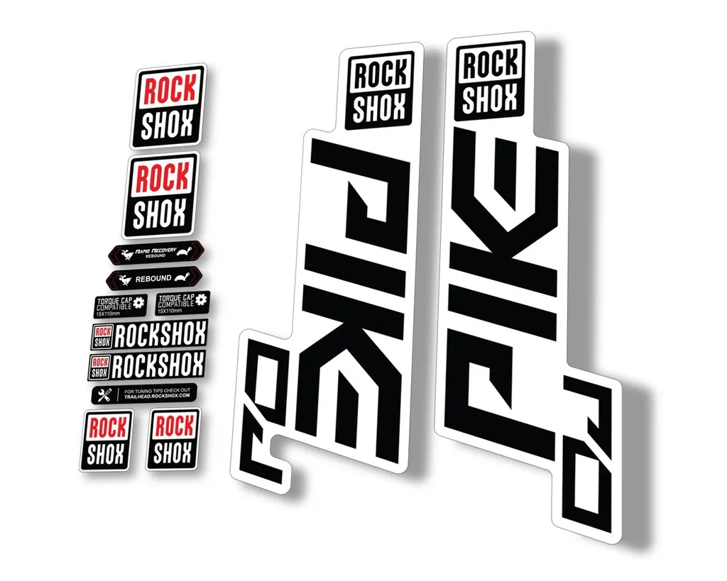 Rock Shox PIKE DJ 2021 Mountain Bike Cycling Decal Sticker Adhesive Black