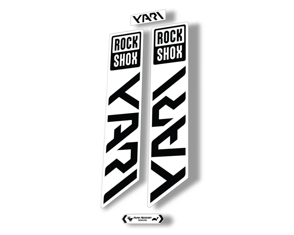 Rock Shox YARI 2021 Fork Decal Mountain Bike Cycling Sticker Adhesive Black