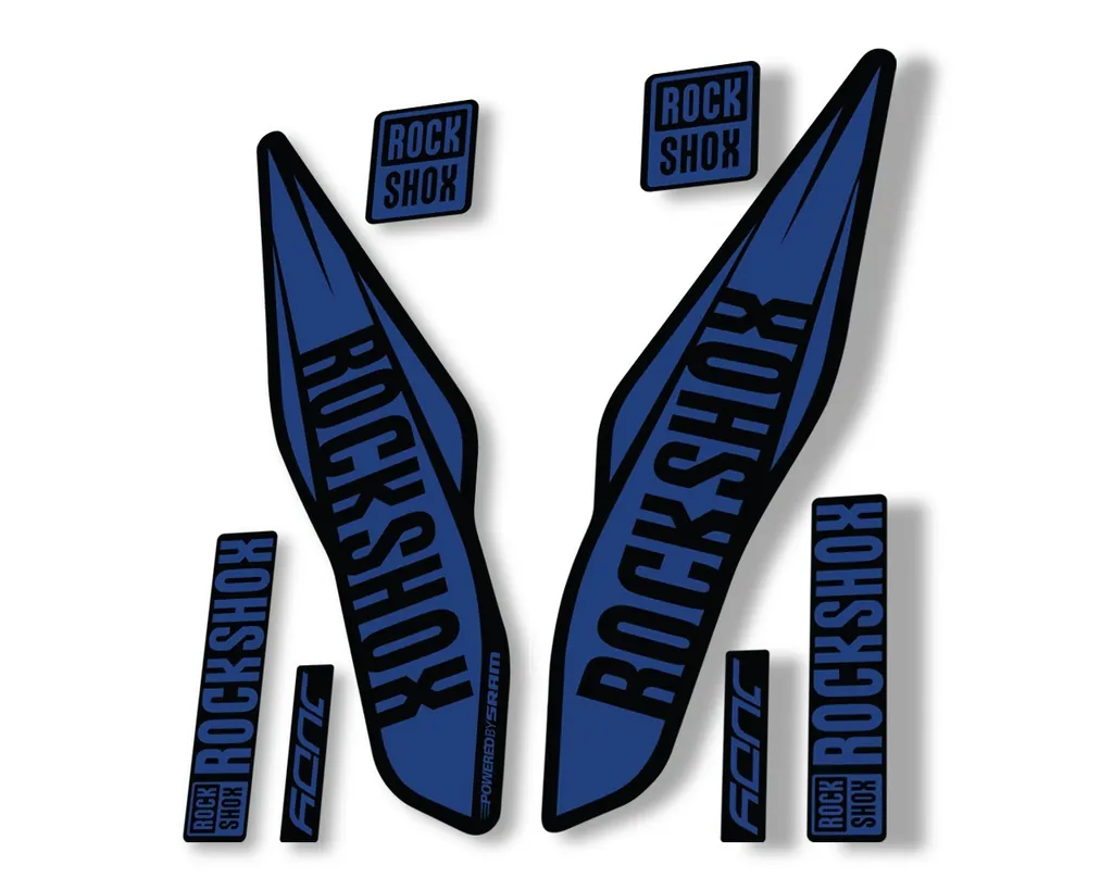 Rock Shox Judy 2017 Fork Decal Bike Cycling Sticker Adhesive Dark Blue