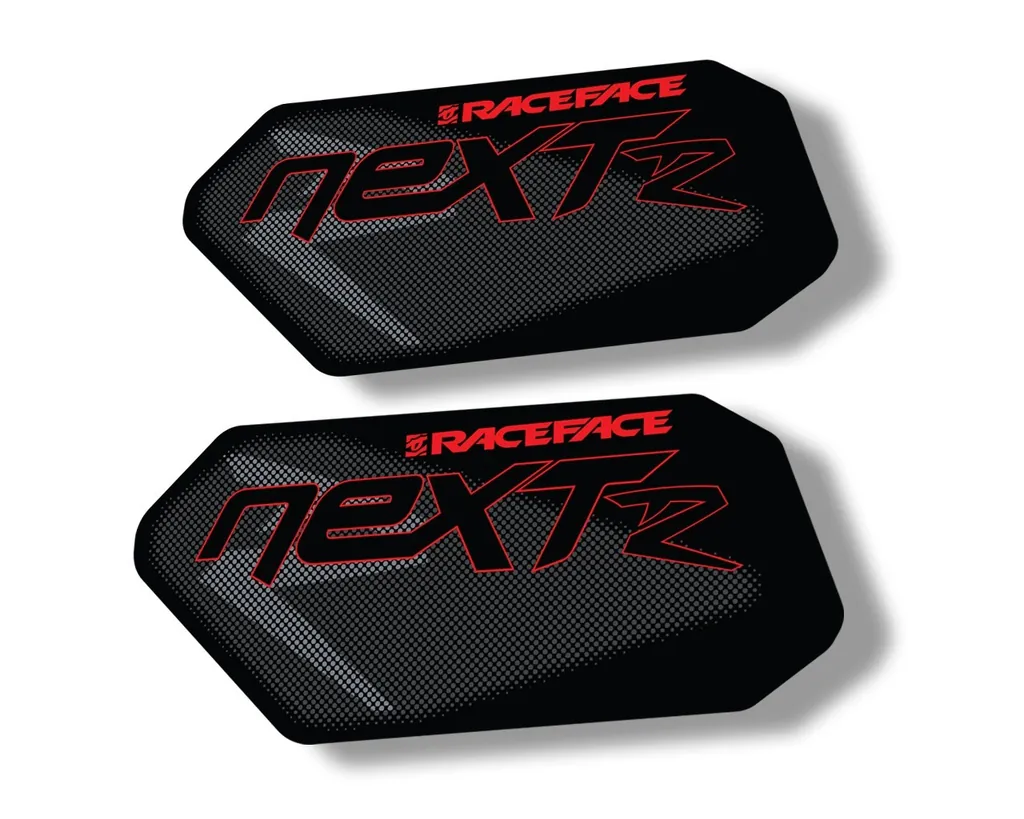 Race Face Next R Crank Decals Set Sticker Mountain Bike Adhesive Red 2Pcs