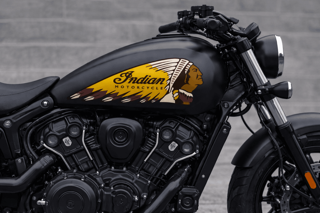 Indian Motorcycle War Bonnet Tank Decal Sticker Set Premium Vinyl UV
