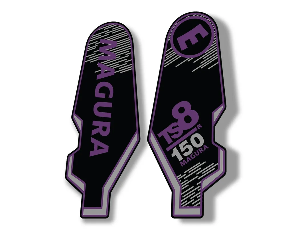 MAGURA TS8 R 150 2013 Suspension Decal Kit Sticker Adhesive Aufkleber Purple