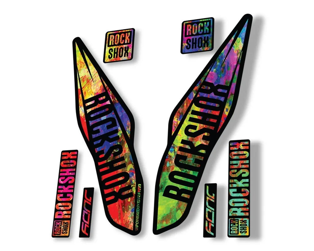 Rock Shox Judy 2017 Fork Decal Bike Cycling Sticker Adhesive Oil Slick