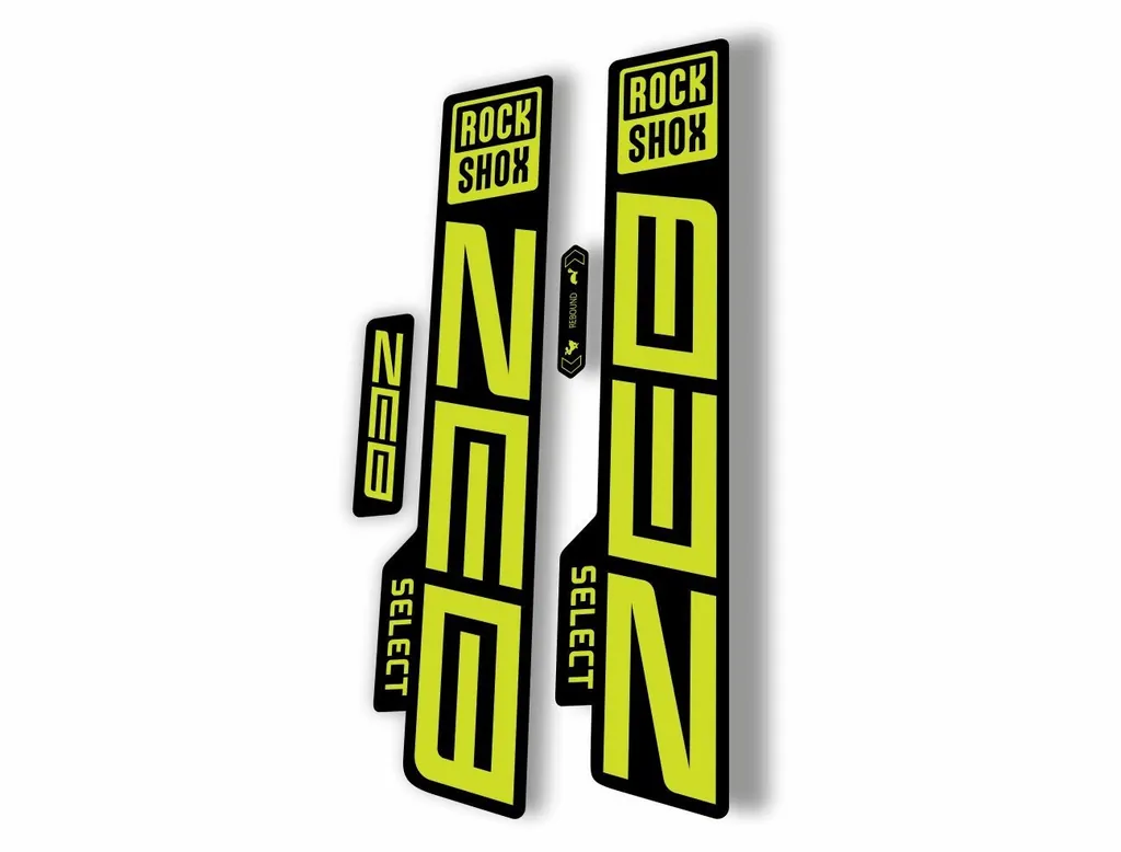 Rock Shox ZEB 2021 Select Mountain Bike Cycling Decal Sticker Lime Green