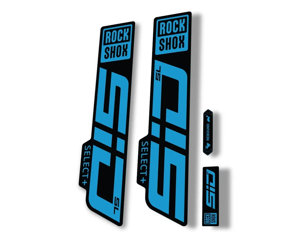 Rock Shox SID SL Select Plus 2021 Mountain Bike Cycling Decal Sticker Blue