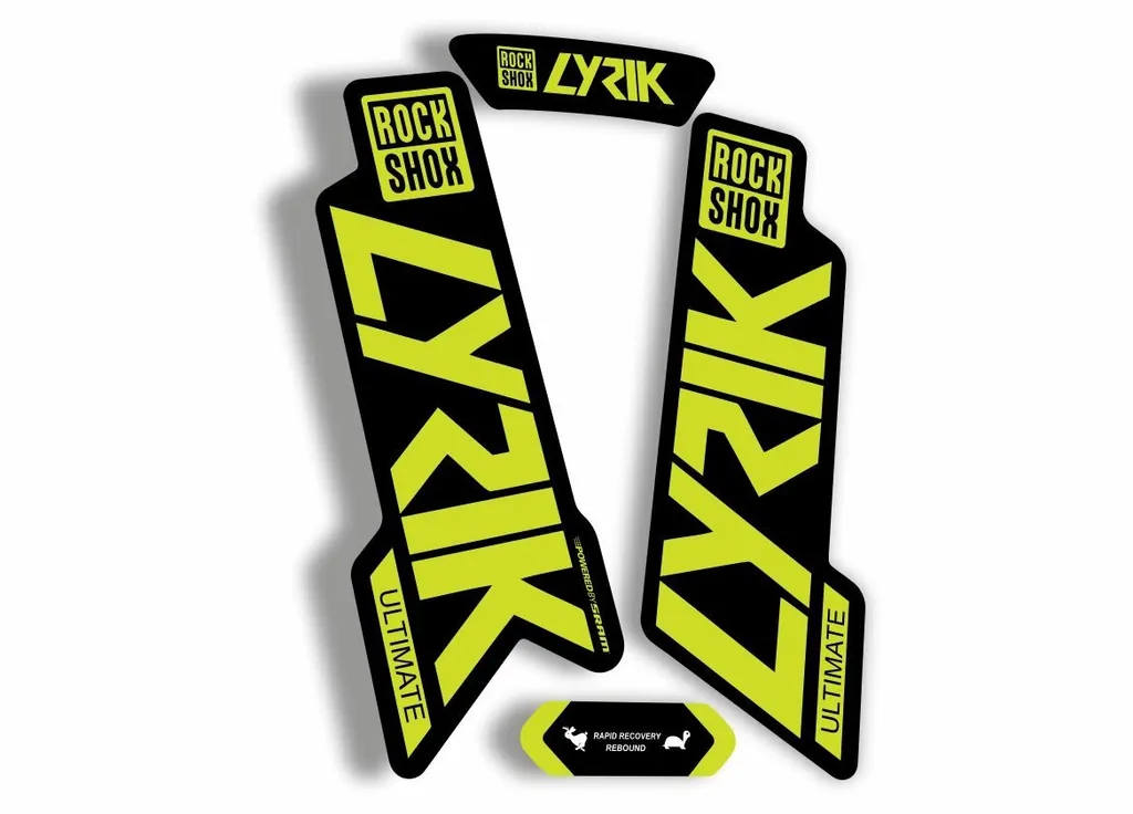 Rock Shox Lyrik Ultimate 2020 Fork Decal Bike Cycling Sticker Lime Green