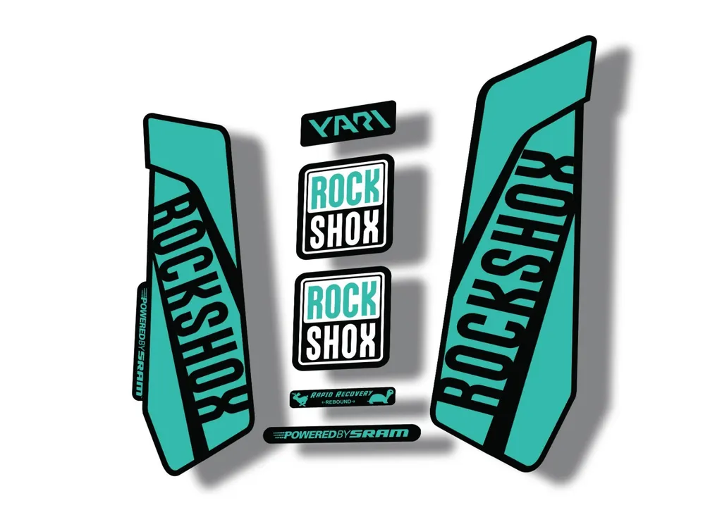 Rock Shox YARI 2015-16 Fork Decal Mountain Bike Cycling Sticker Adhesive Dolphin