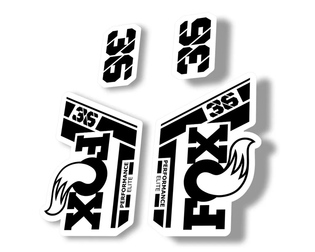 FOX 36 Performance Elite 2021 Forks Suspension Factory Decal Sticker Black