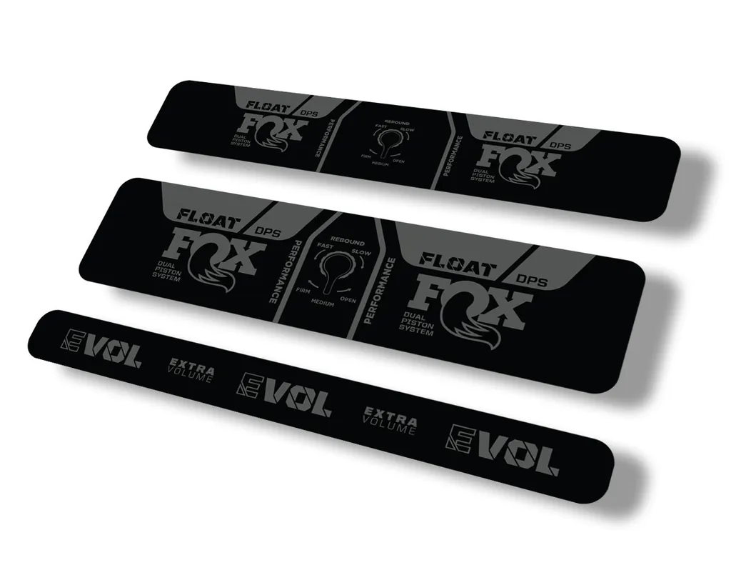 FOX Float DPS 2021 Performance Rear Shock Suspension Sticker Decal Gray