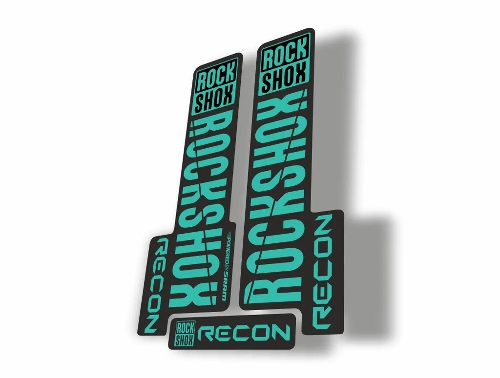 Rock Shox RECON 2018 Mountain Bike Cycling Decal Kit Sticker Adhesive Dolphin