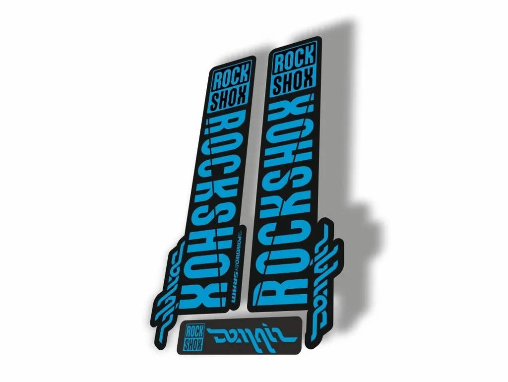 Rock Shox DOMAIN 2018 Fork Decal Mountain Bike Cycling Sticker Adhesive Blue