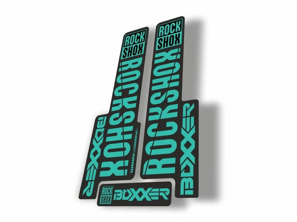 Rock Shox BOXXER 2018 Mountain Bike Cycling Decal Kit Sticker Adhesive Dolphin