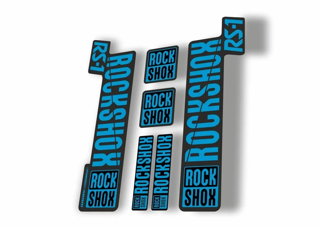 Rock Shox RS1 2018 Fork Decal Mountain Bike Cycling Sticker Adhesive Blue