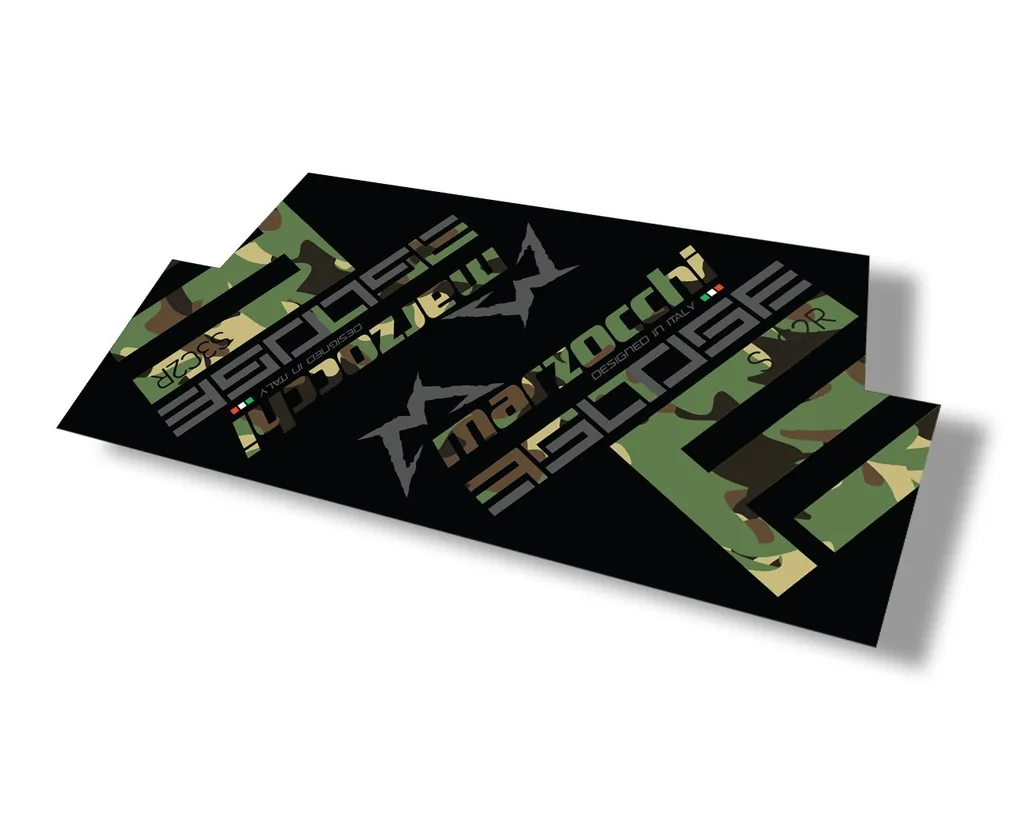 Marzocchi 350 S3C2R 2018 Rear Shock Sticker Decal Kit Adhesive Camo