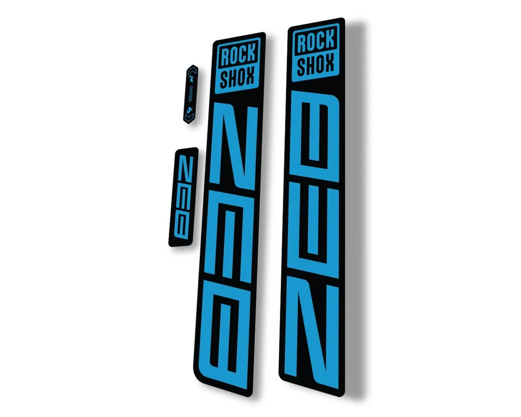 Rock Shox ZEB R 2021 Mountain Bike Cycling Decal Sticker Adhesive Blue