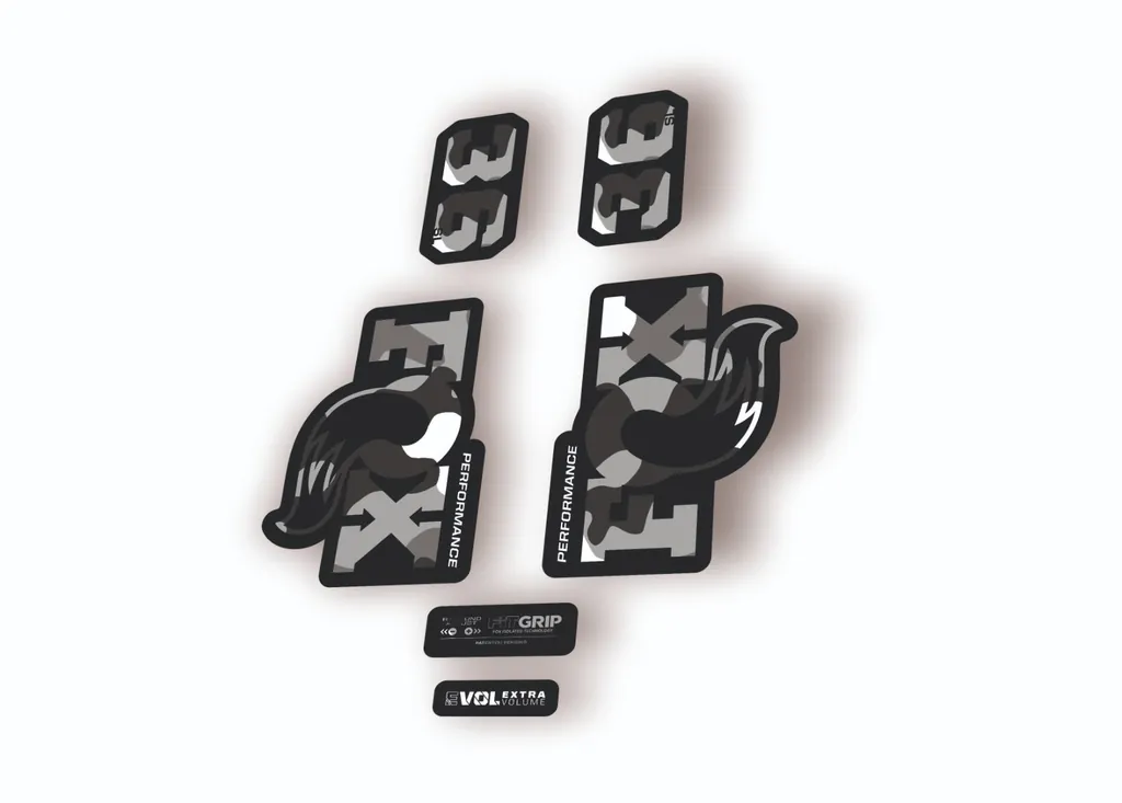 FOX 36 SL Performance Factory 2026 Fork Decal Sticker Adhesive White Camo