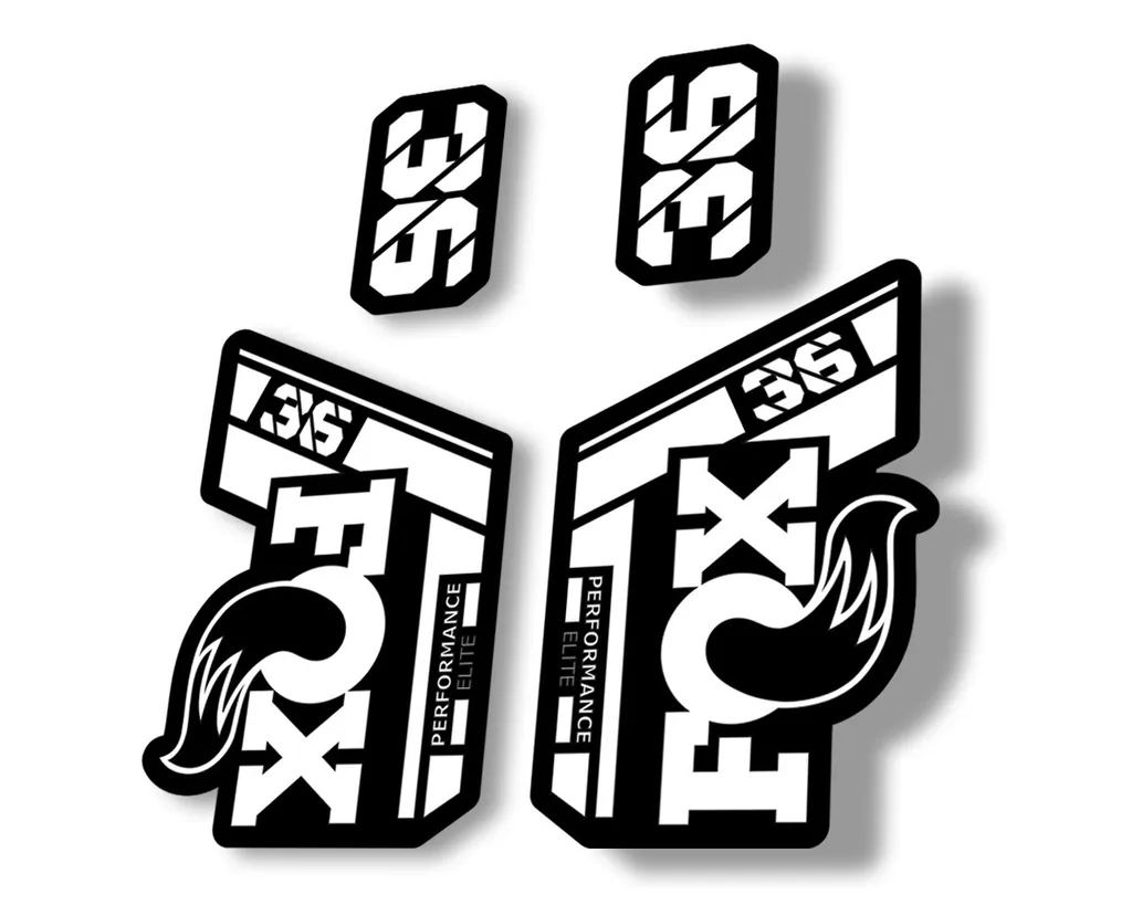 FOX 36 Performance Elite 2021 Forks Suspension Factory Decal Sticker White