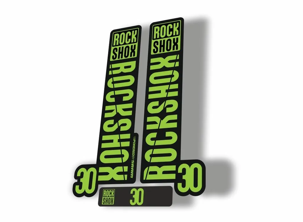 Rock Shox 30 2018 Fork Decal Mountain Bike Cycling Sticker Adhesive Green