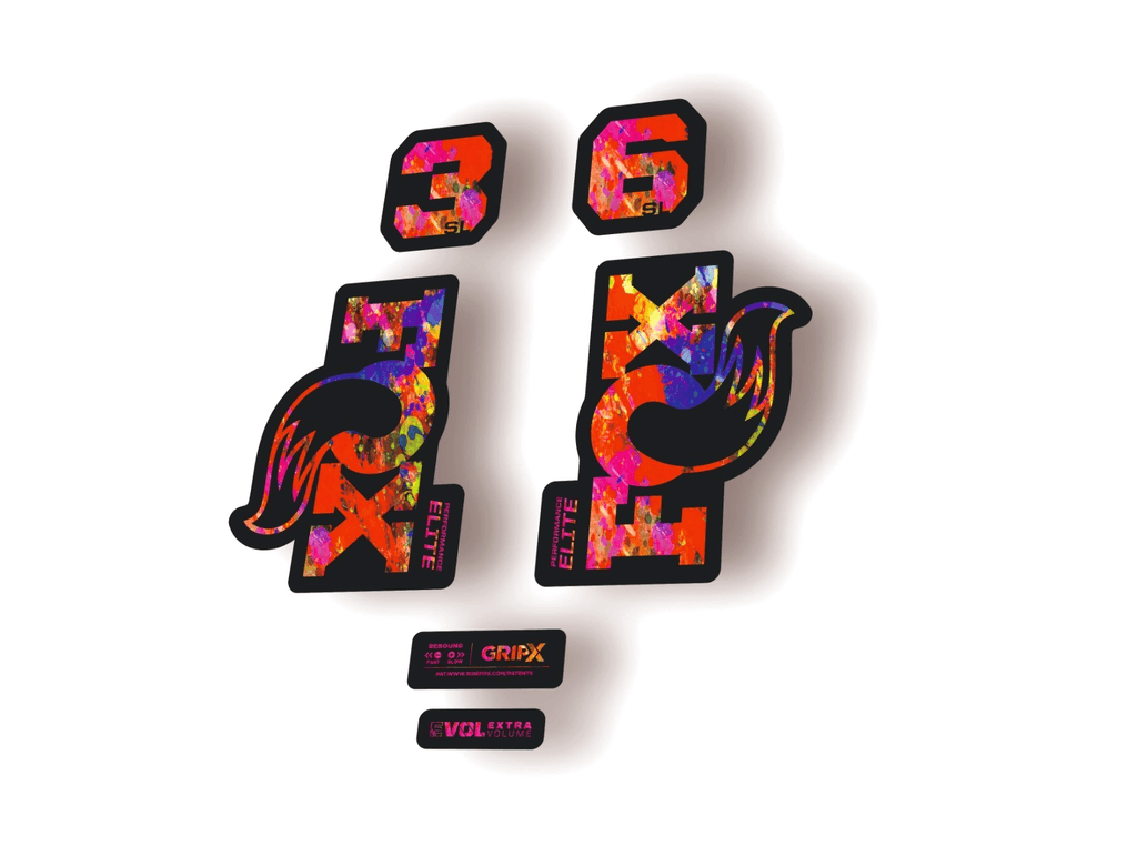 FOX 36 SL Elite 2026 Fork Factory Suspension Decal Sticker Adhesive Oil Slick
