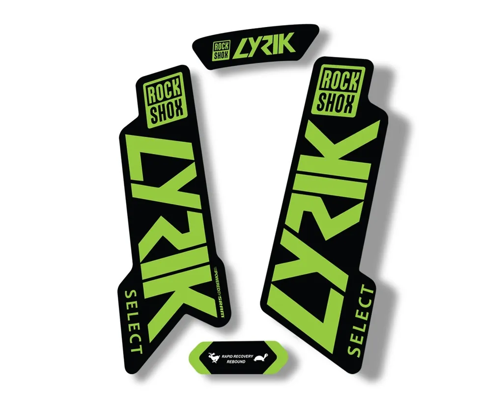 Rock Shox LYRIK SELECT 2020 Fork Decal Mountain Bike Cycling Sticker Green