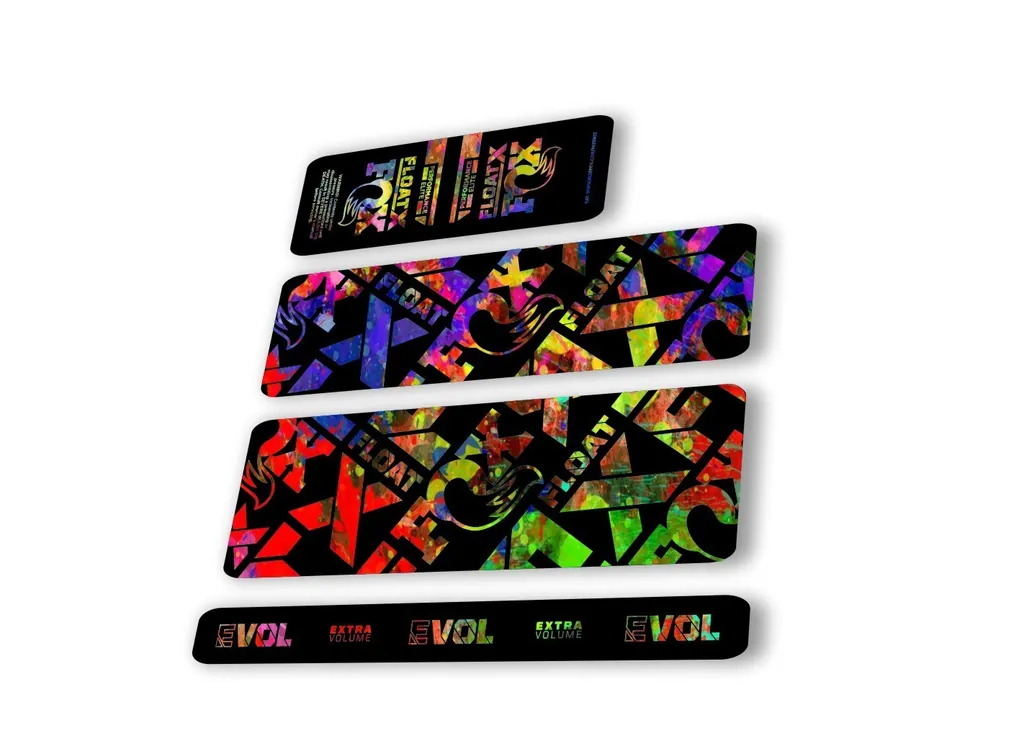 Fox 2022 Float X Performance Elite Rear Shock Suspension Sticker Decal Oil Slick