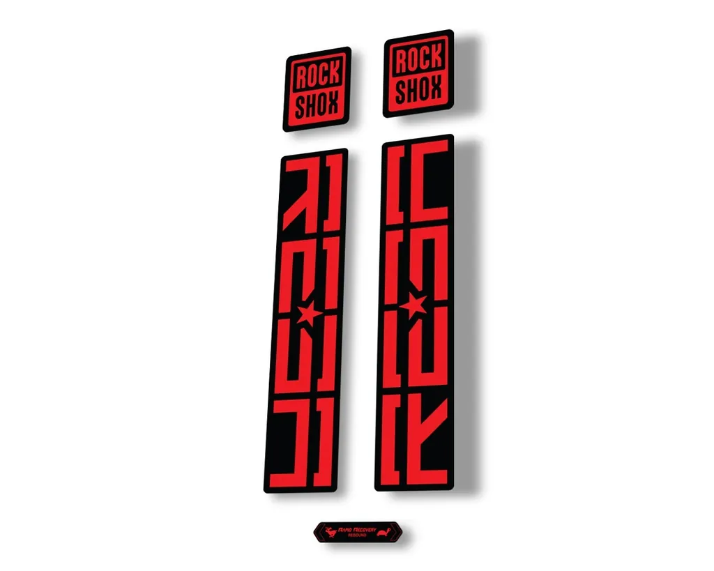 Rock Shox REBA 2020 Fork Decal Mountain Bike Cycling Sticker Adhesive Red