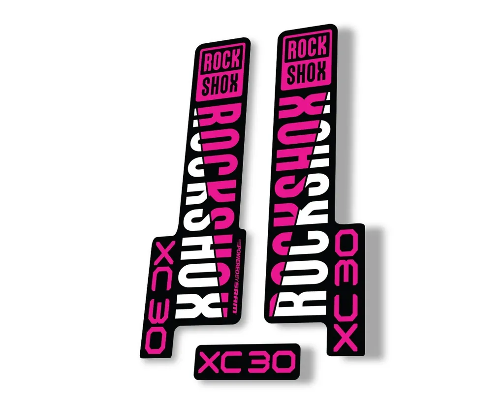 Rock Shox XC 30 2020 Fork Decal Mountain Bike Cycling Sticker Adhesive Pink