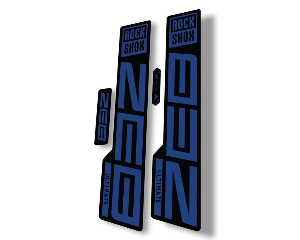 Rock Shox ZEB 2021 ULTIMATE Mountain Bike Cycling Decal Sticker Adhesive D. Blue
