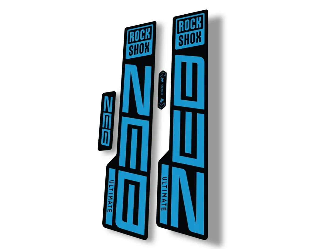 Rock Shox ZEB 2021 ULTIMATE Mountain Bike Cycling Decal Sticker Adhesive Blue