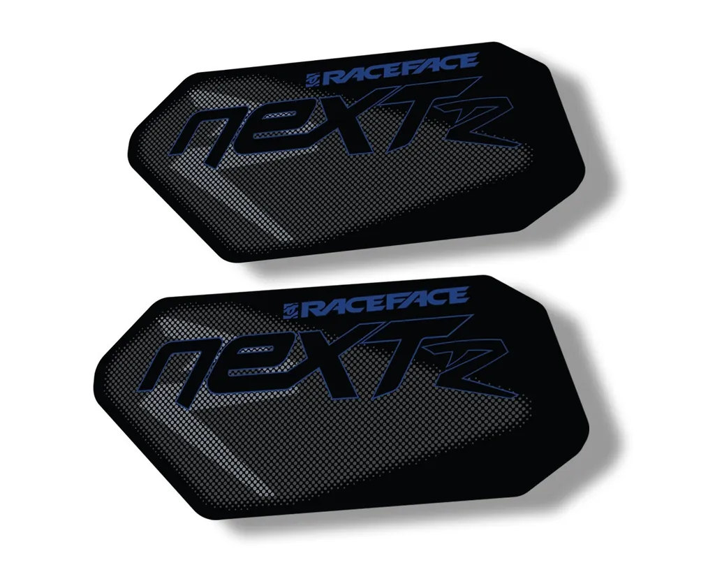 Race Face Next R Crank Decals Set Sticker Mountain Bike Adhesive Dark Blue 2Pcs