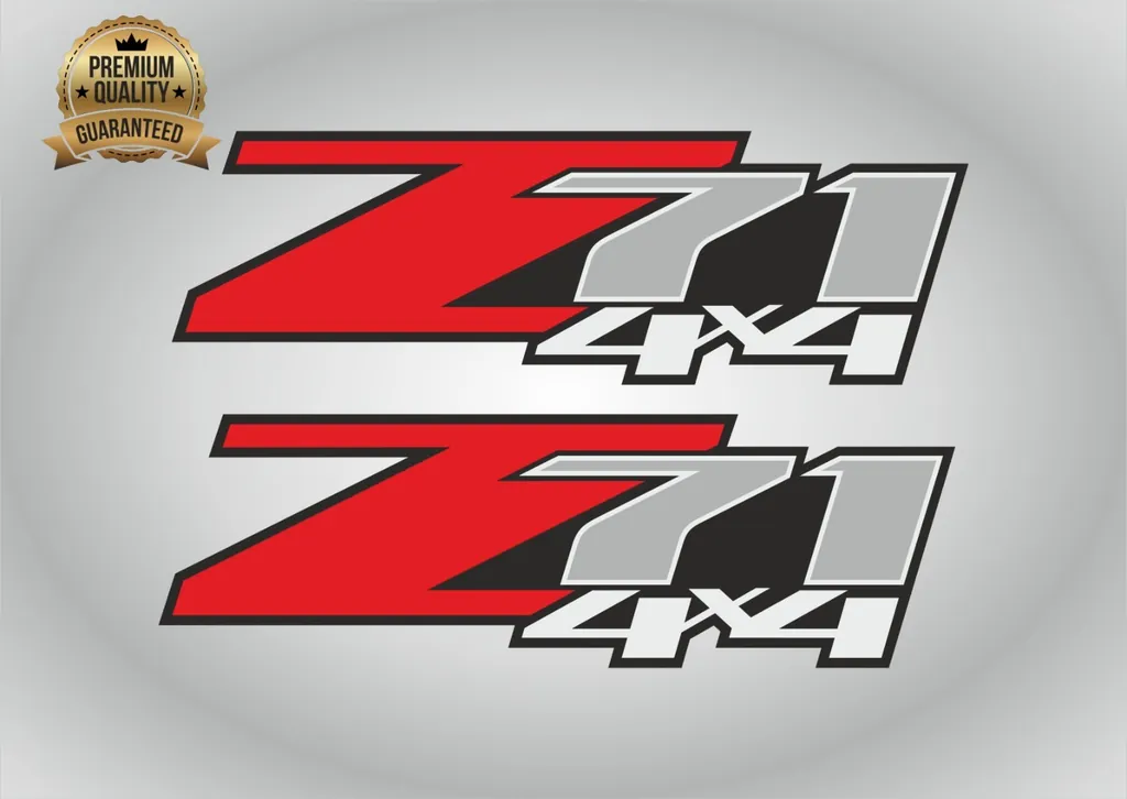 Truck Vinyl Stickers Compatible with 2011 Chevy Silverado Z71 4x4 1500 2500 HD