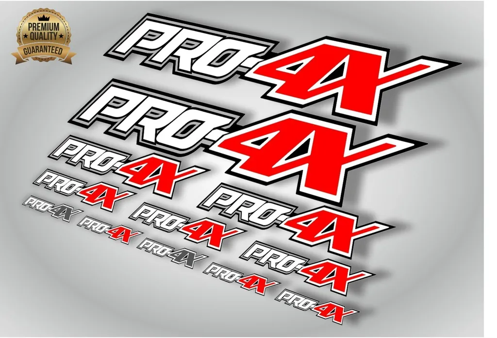 Truck Vinyl Decal PRO-4X Compatible with Nissan Titan Frontier 4x4 Bedside