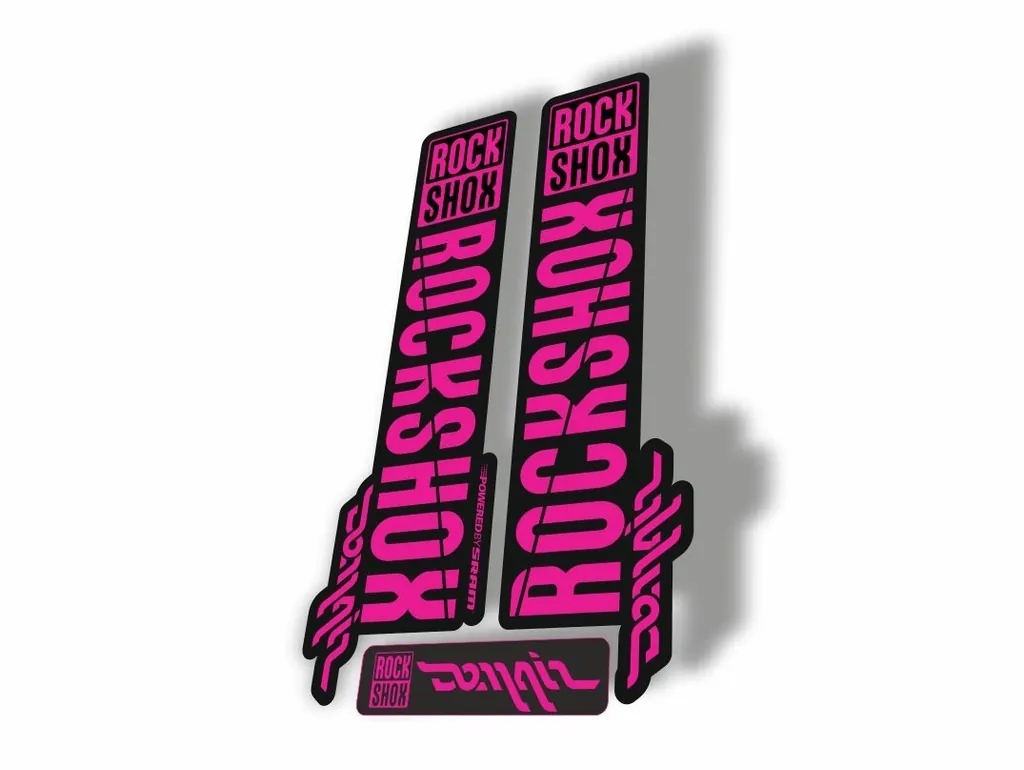 Rock Shox DOMAIN 2018 Fork Decal Mountain Bike Cycling Sticker Adhesive Pink